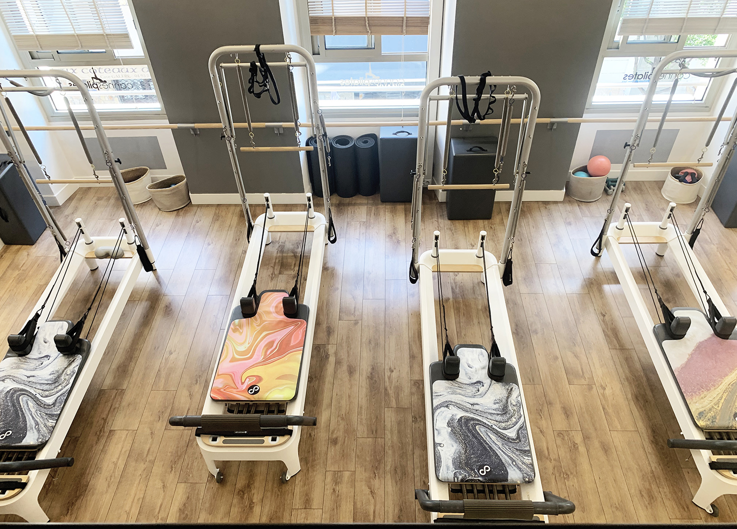 Cours Pilates Reformer en petit groupe à Cannes Pilates - Machine Reformer